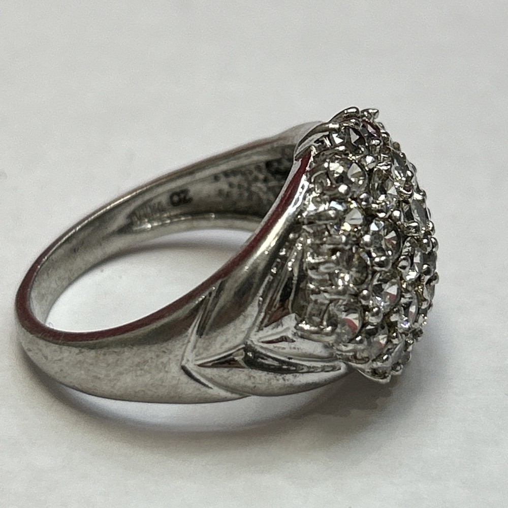 Vintage 925 Solid Sterling Silver Gemstone Ring