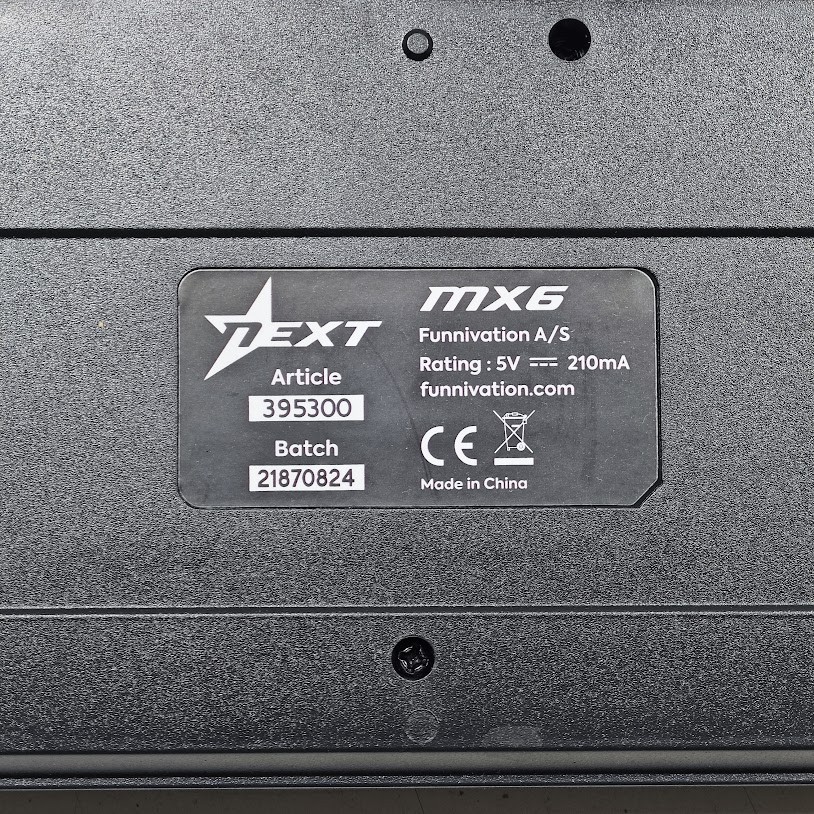 Dext MX6 Mechanical Keyboard - Working, Minimal Use
