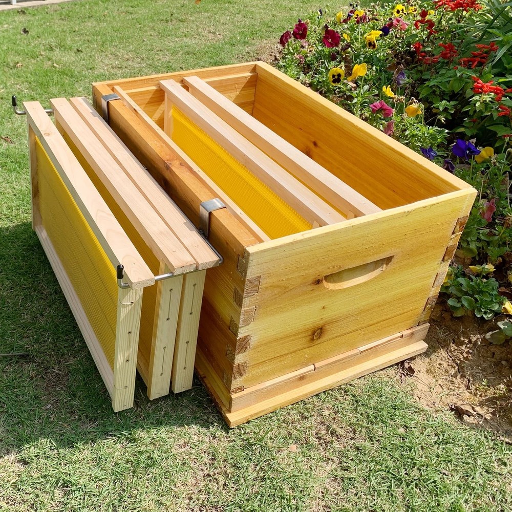 Beekeeping Frame Holder - Durable Steel Tool with Space-Saving Design
