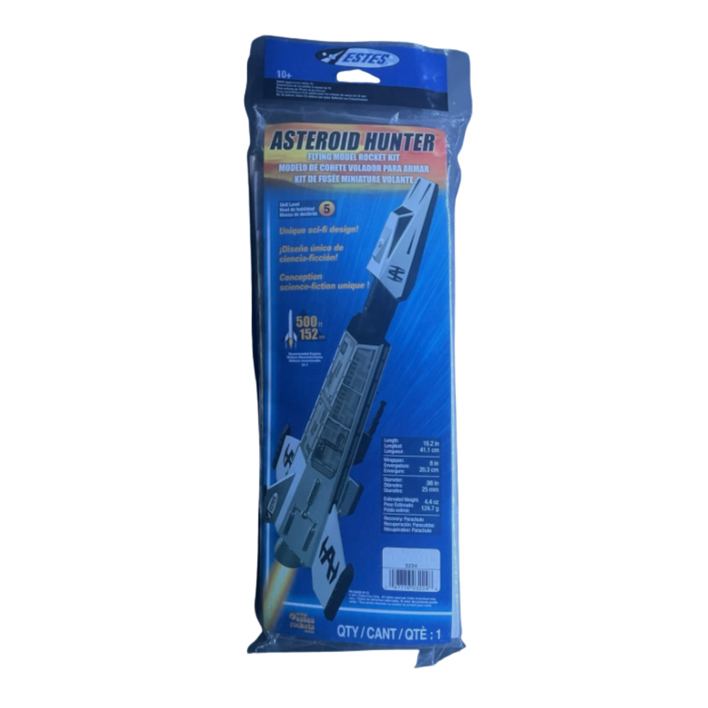 Estes Asteroid Hunter Flying Model Rocket Kit level 5 Expert