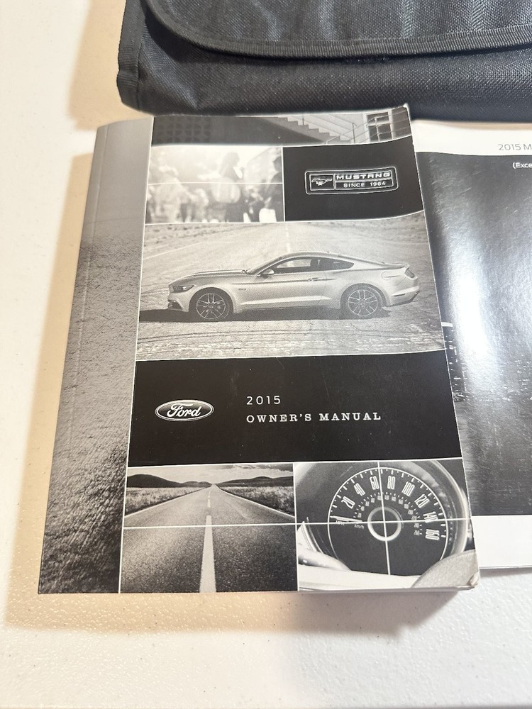 2015 Ford Mustang Owners Manual Set OEM