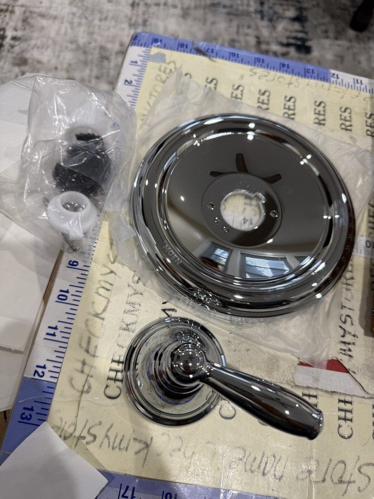 Moen Brantford Chrome, Escutcheon +handle+handle Adapter+hardware Kit+ Screws