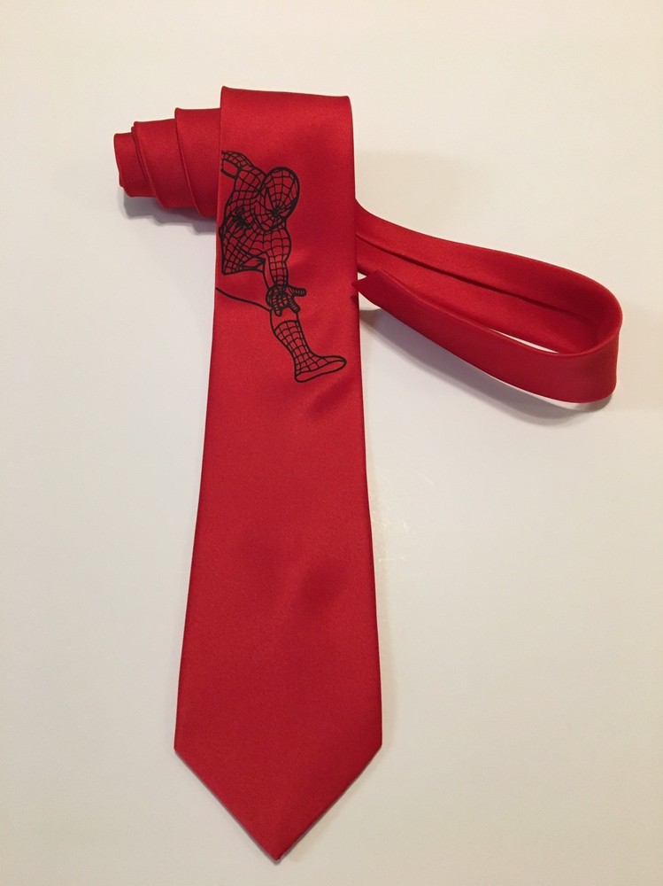 Spider Red Necktie