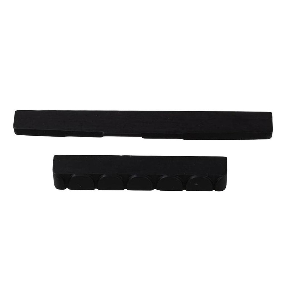 Black Ebony Bridge Saddle And Slotted Nut with for Classical