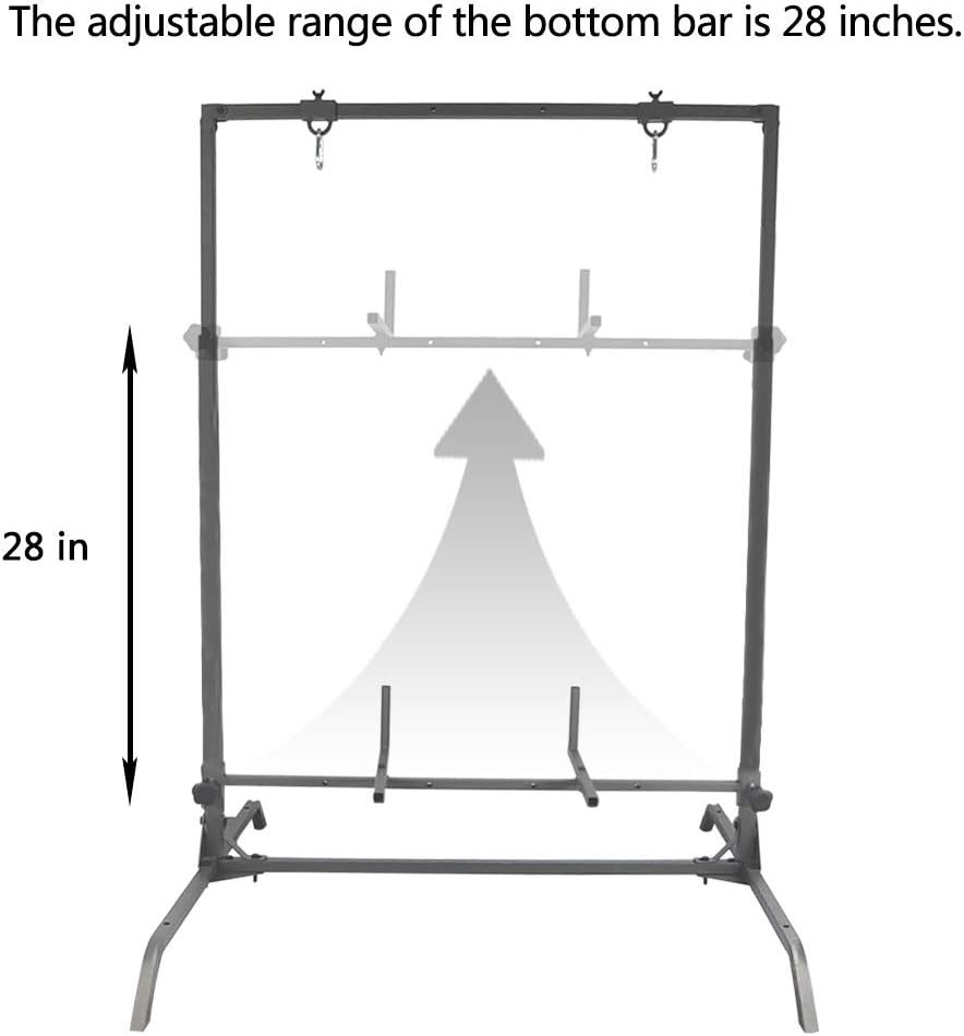 Adjustable Archery Target Stand - Durable Steel Construction