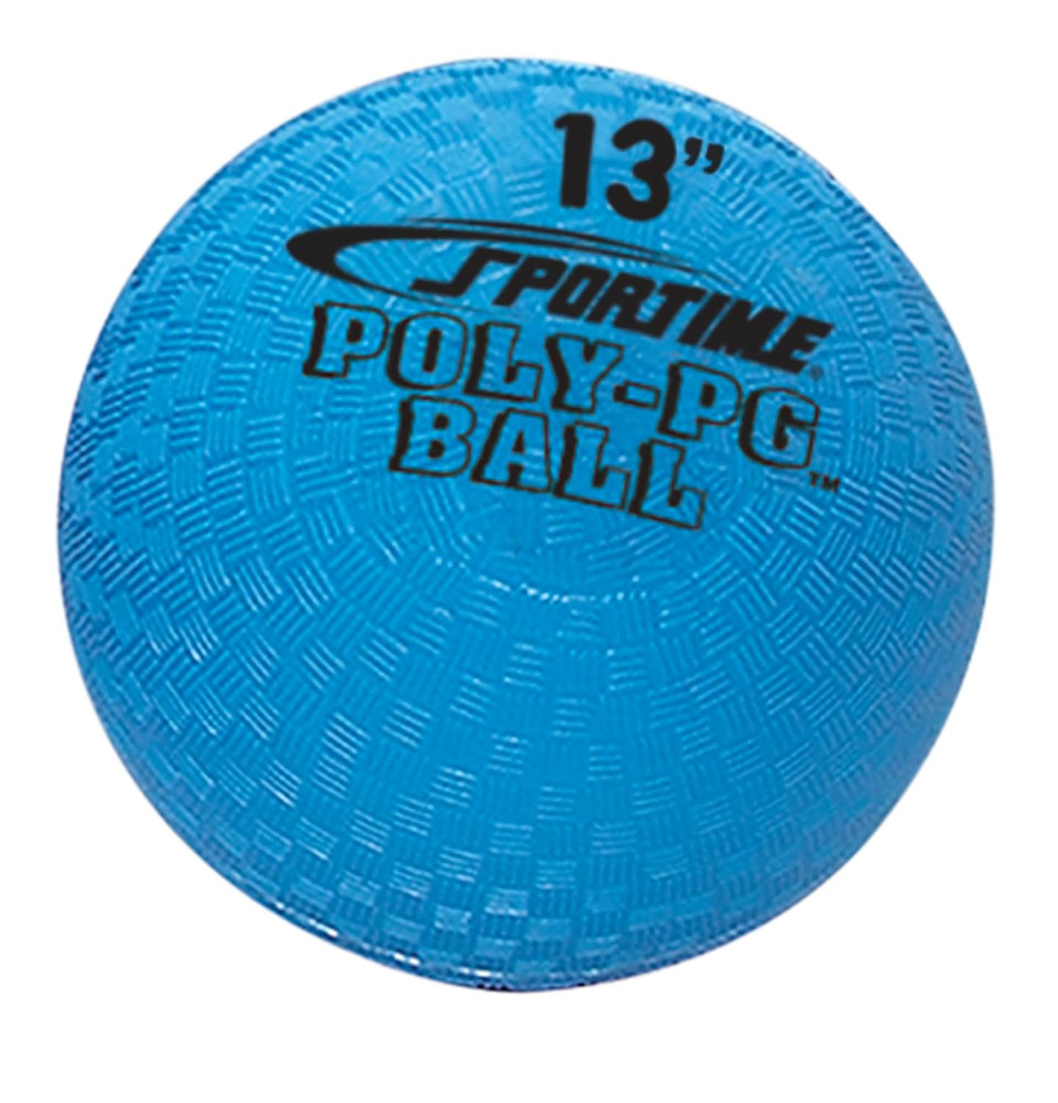 Poly Playground Ball - 13 Inch - Blue