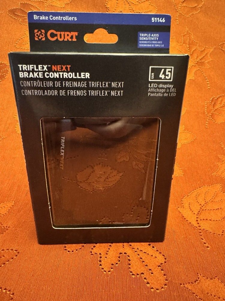 CURT Triflex Next Trailer Brake Controller Proportional 51146 LED Digital