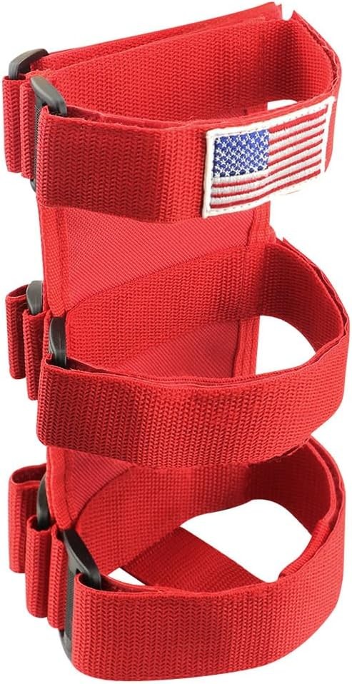 Roll Bar Fire Extinguisher Holder with American Flag