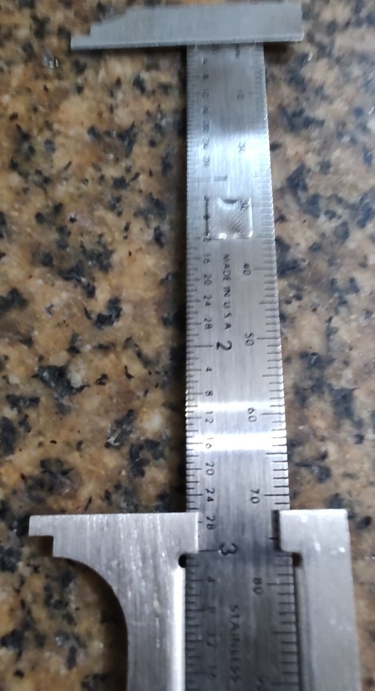 POCKET CALIPER 3" STAINLESS STEEL