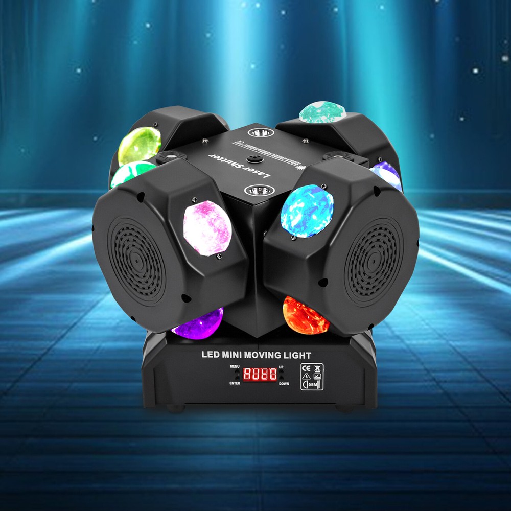 Light Rotating Strobe Light DJ DMX 512 Stage Lighting Effects Party Lamp 200W
