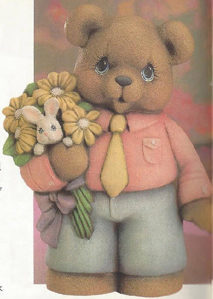 Ceramic Bisque~~ Ready to Paint~~~ Easter Bear Boy