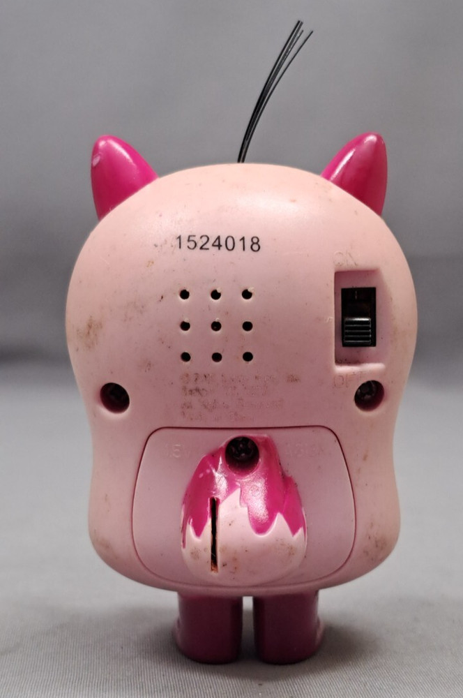 Moji Mi Interactive Talking Emoticon Monster Figures- Pink 2.5"