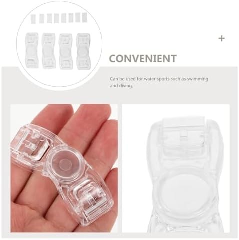 4 Pcs Swimming Goggles Buckles: Universal Swim Goggles Head Strap Button