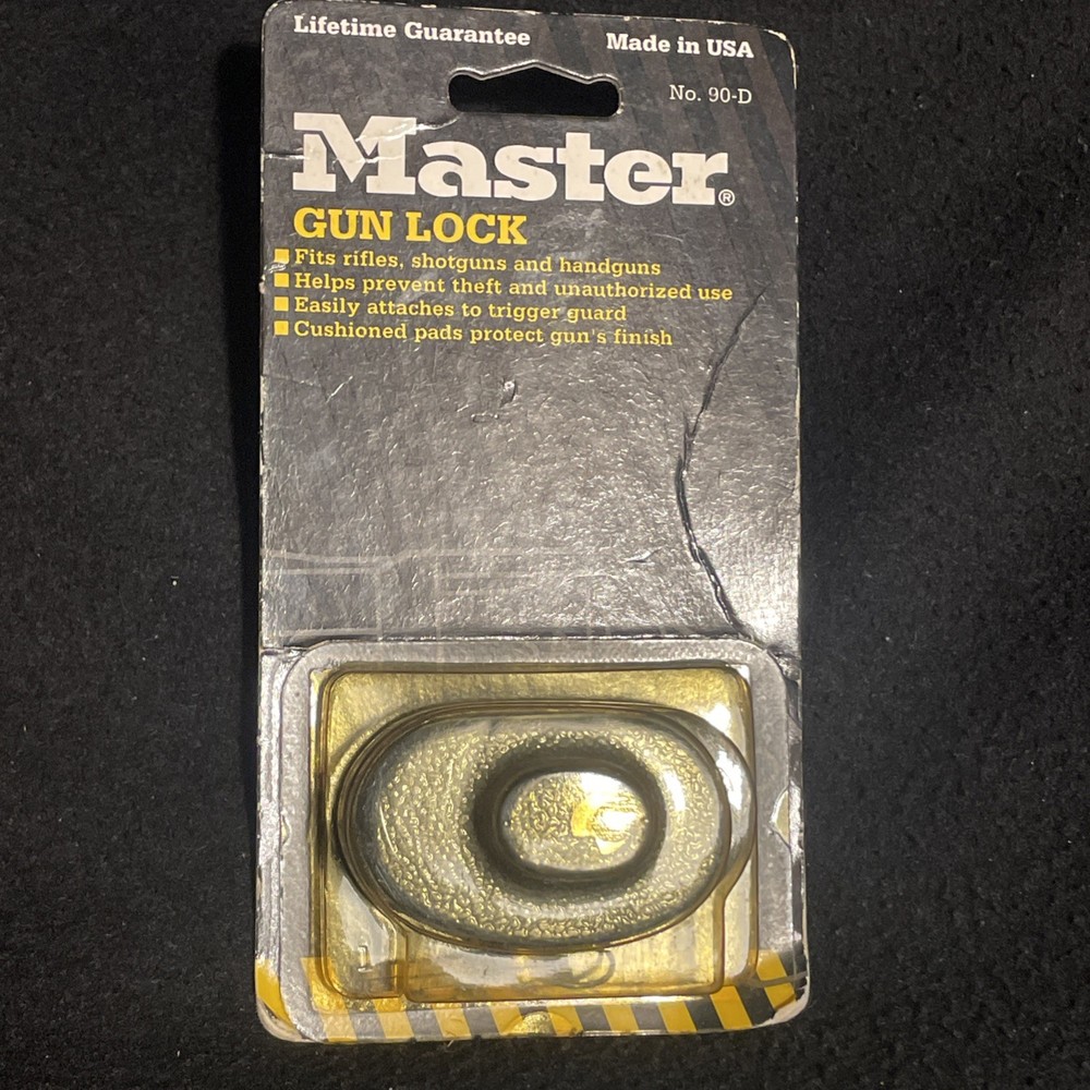 MASTER LOCK Gun Trigger Lock Keyed 90D NIP NOS. Rand New