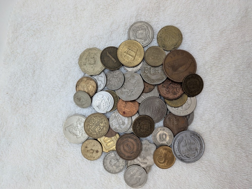 50 World Coins from 50 Different Countries Great Variety