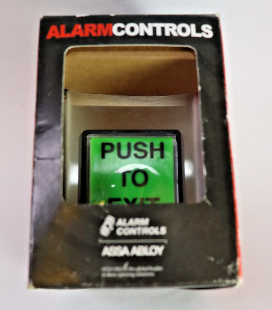 Alarm Controls TS-2T Exit Steel wallplate NEW IN BOX
