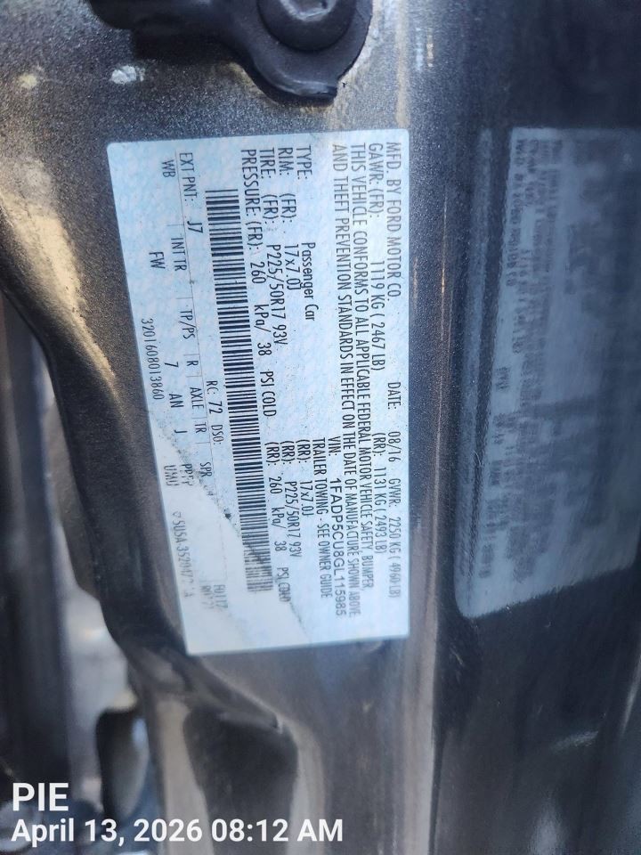 CONTROL PANEL OEM 13-16 FORD C-MAX 1YR WRNTY