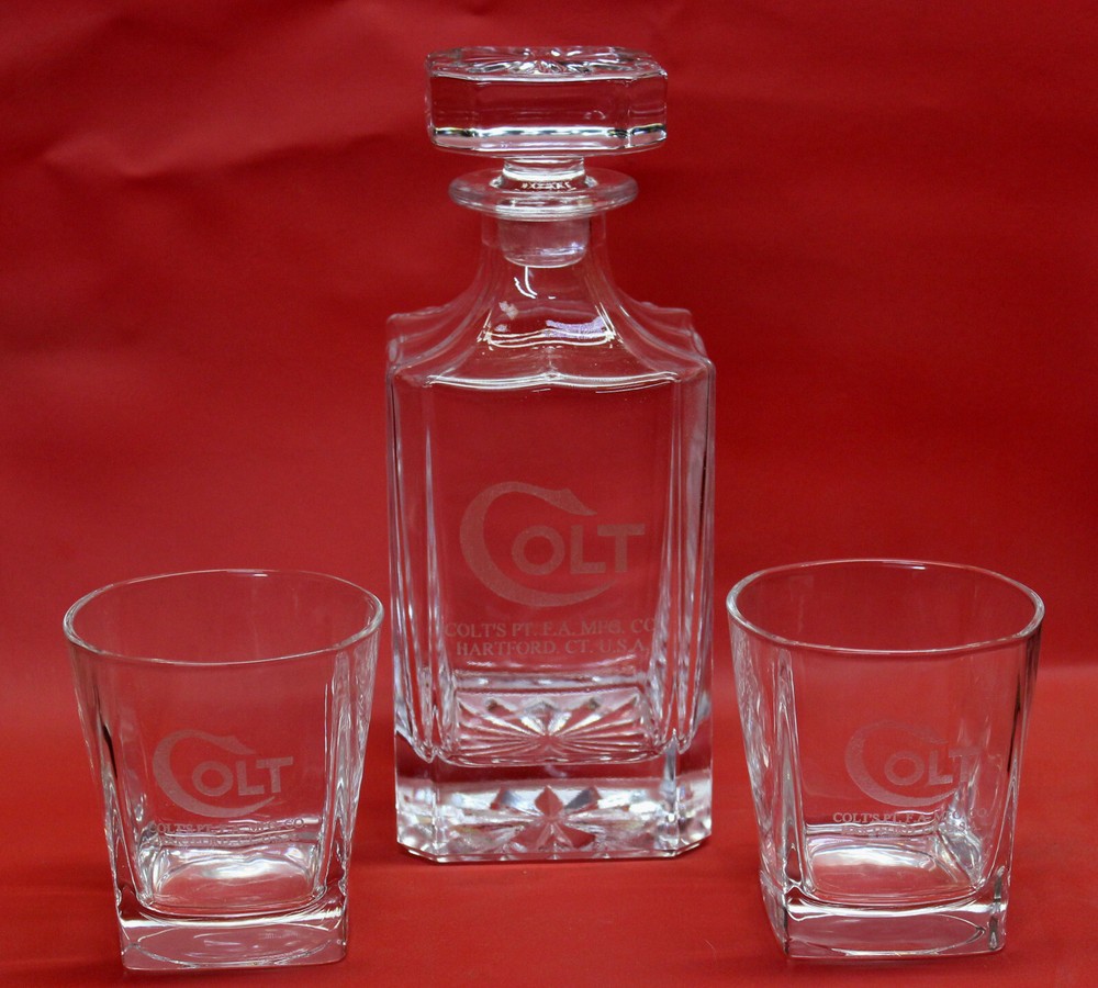COLT Firearms Whiskey Decanter Set