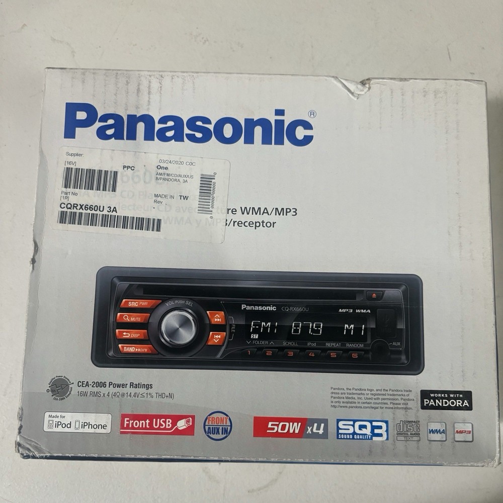 Panasonic CD Player CQ-Rx660U