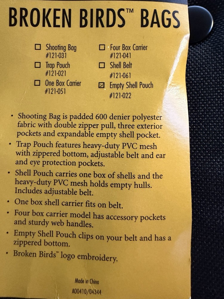 Browning Broken Birds Empty Shell Pouch 121022