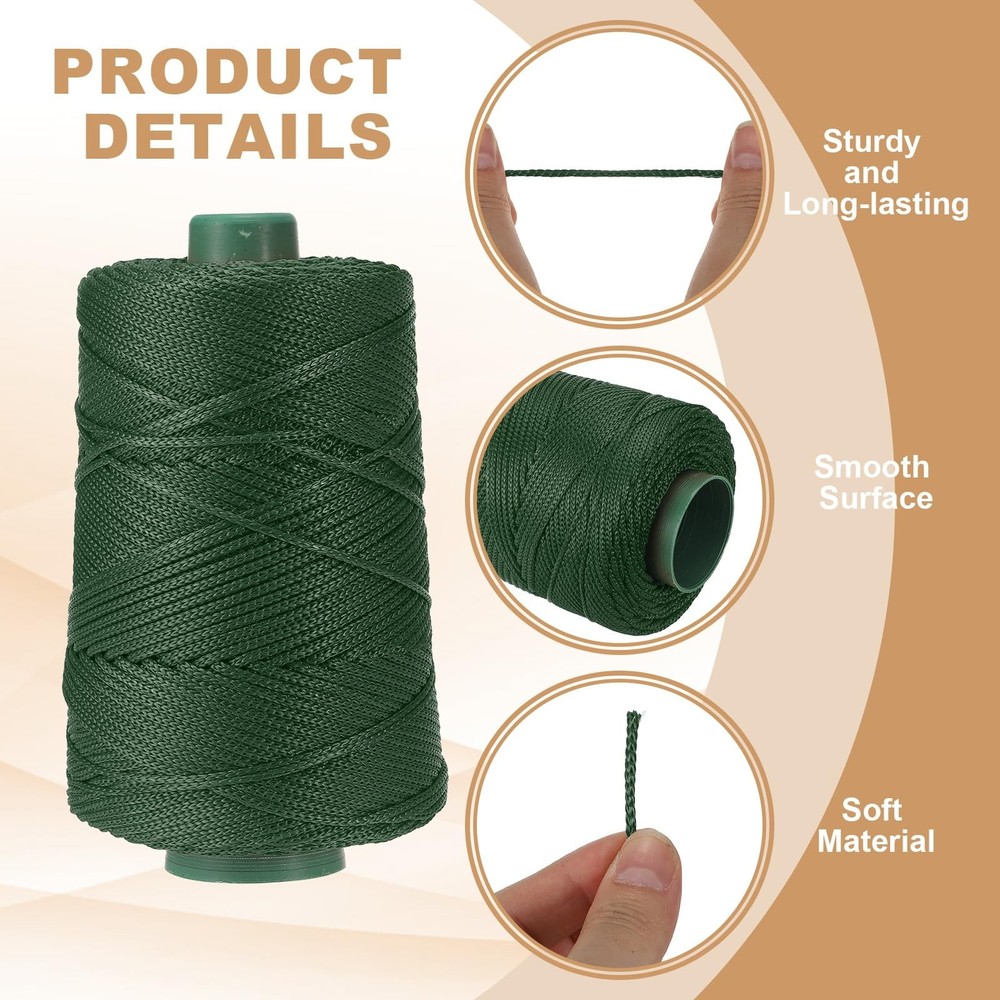 Polyester Macrame Cord, 3mm x 219 Yards Polypropylene Macrame Cords Braided C...