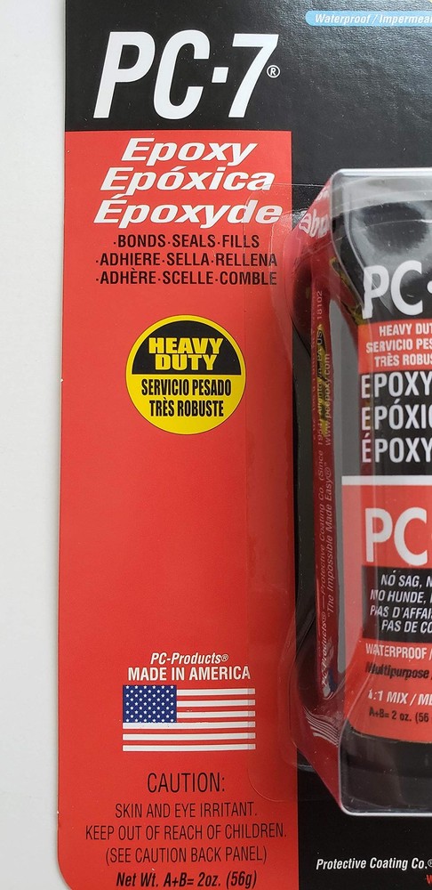 Protective Coating PC-7 Series 027776 Epoxy Adhesive, Gray, Paste, 2 oz Gray