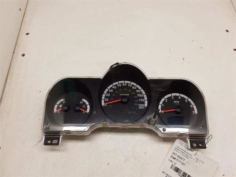 Speedometer Cluster MPH Without Display Screen Fits 08 NITRO 368983