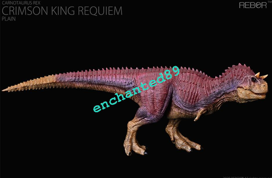 REBOR Carnotaurus Dinosaur Statue Model CRIMSON KING REQUIEM PLAIN Version