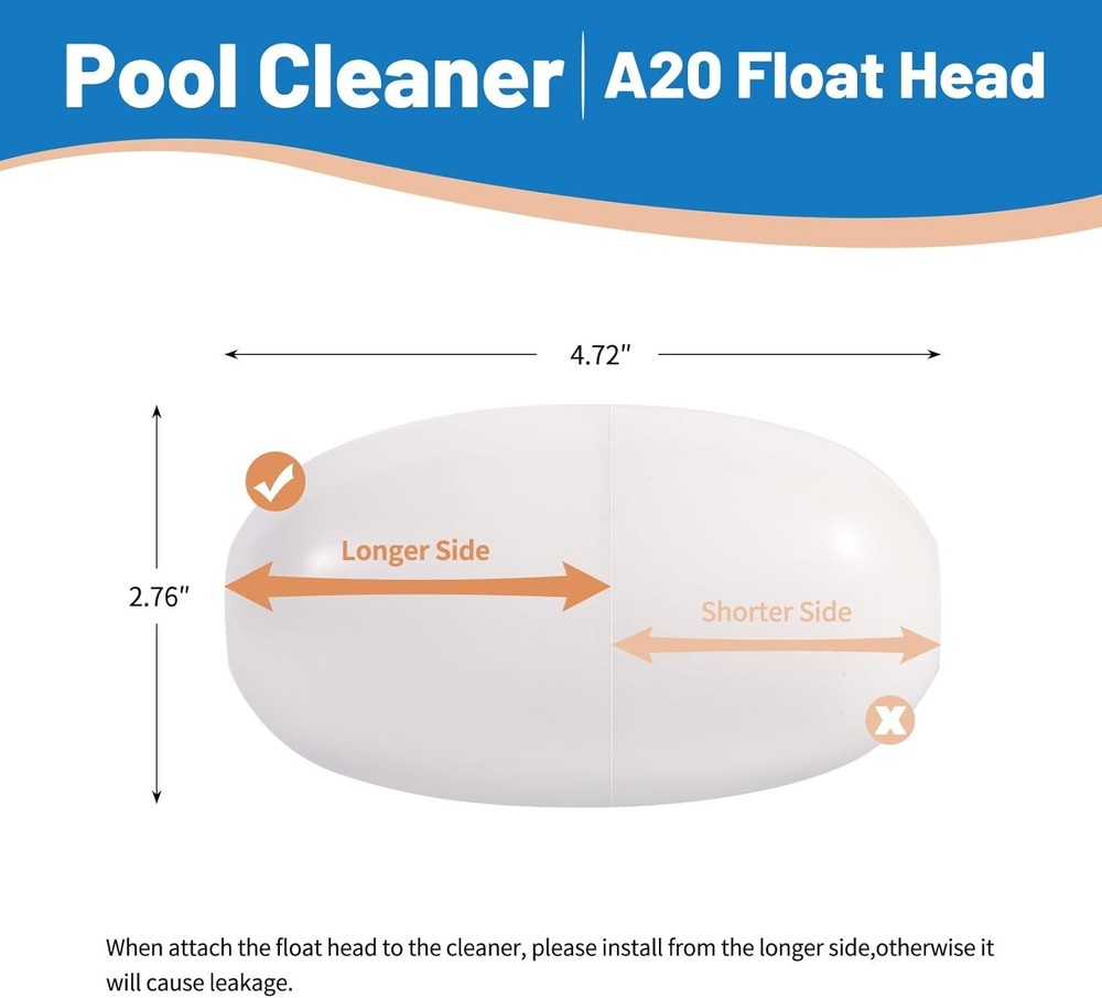 High-Performance Float Head Replacement for Polaris and Pentair Pool Cleaners