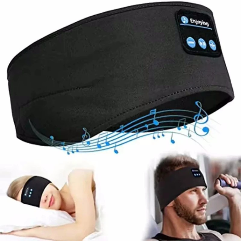 Sleep Mask Bluetooth Sleeping Headphones Headband Thin Soft Elastic Comfortable