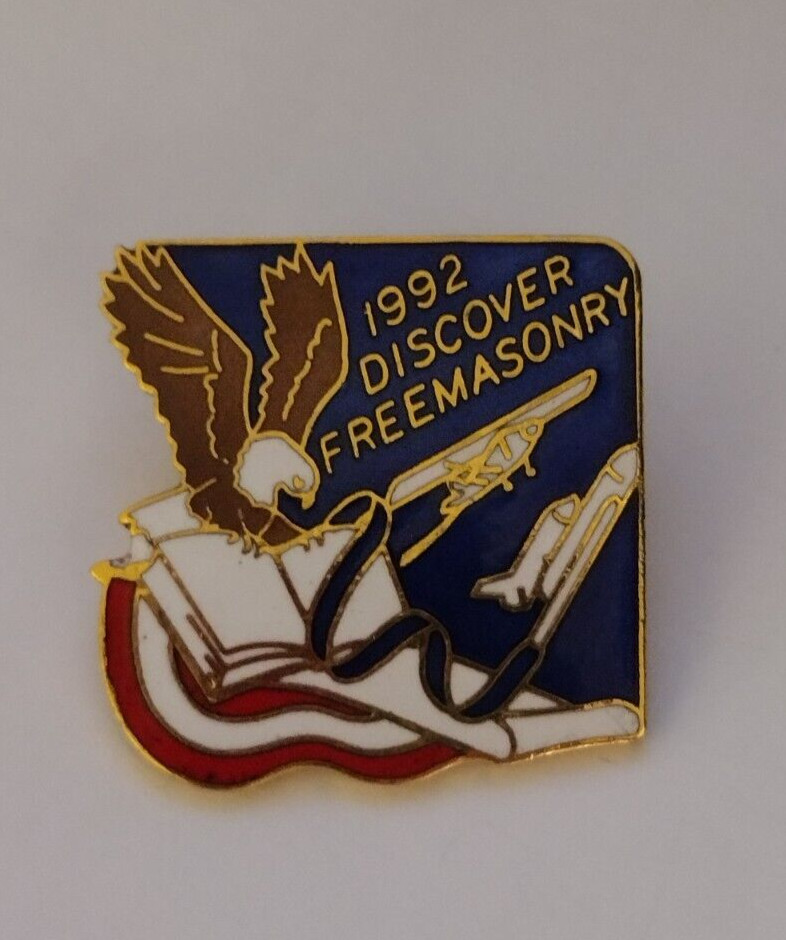 1992 Discover Freemasonry Lapel Tack Pin