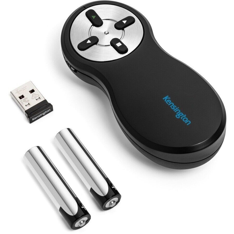 Kensington K33271WW Pointer Wireless Presentation 4 Buttons USB WIFI TAA BLACK