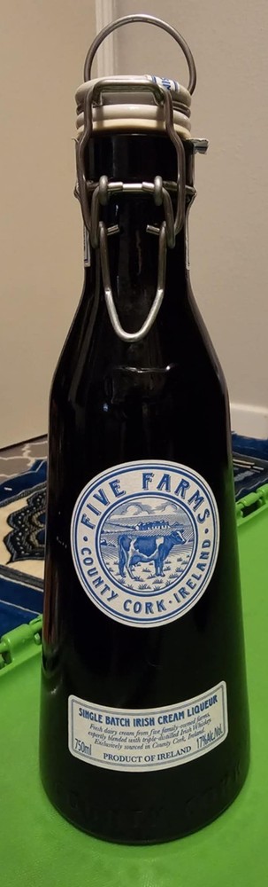 Five Farms Irish Cream Bottle / Flip Top (Empty)