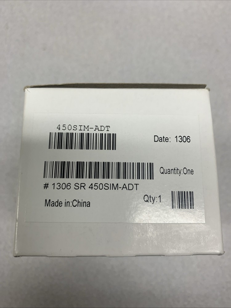 ADT 450SIM SafeShield Motion Sensor 450SIM-ADT New In Box