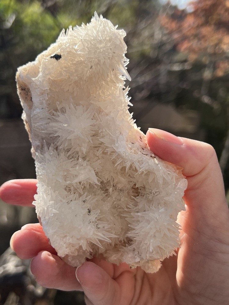 Calcite Spiky Cluster Crystal Patterns 319g 3