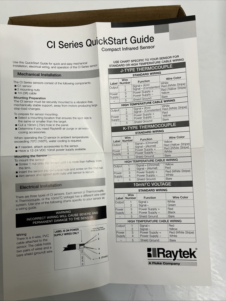 Raytek RAYCI3A Infrared Temperature Sensor