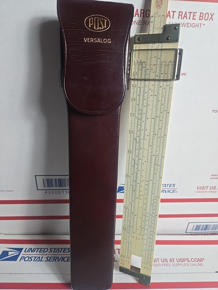 Post 1460 Versalog Slide Rule + Case