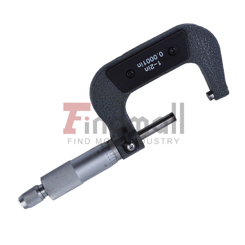 HiGH PRECISION 1 - 2 INCH STANDARD OUTSIDE MICROMETER .0001"