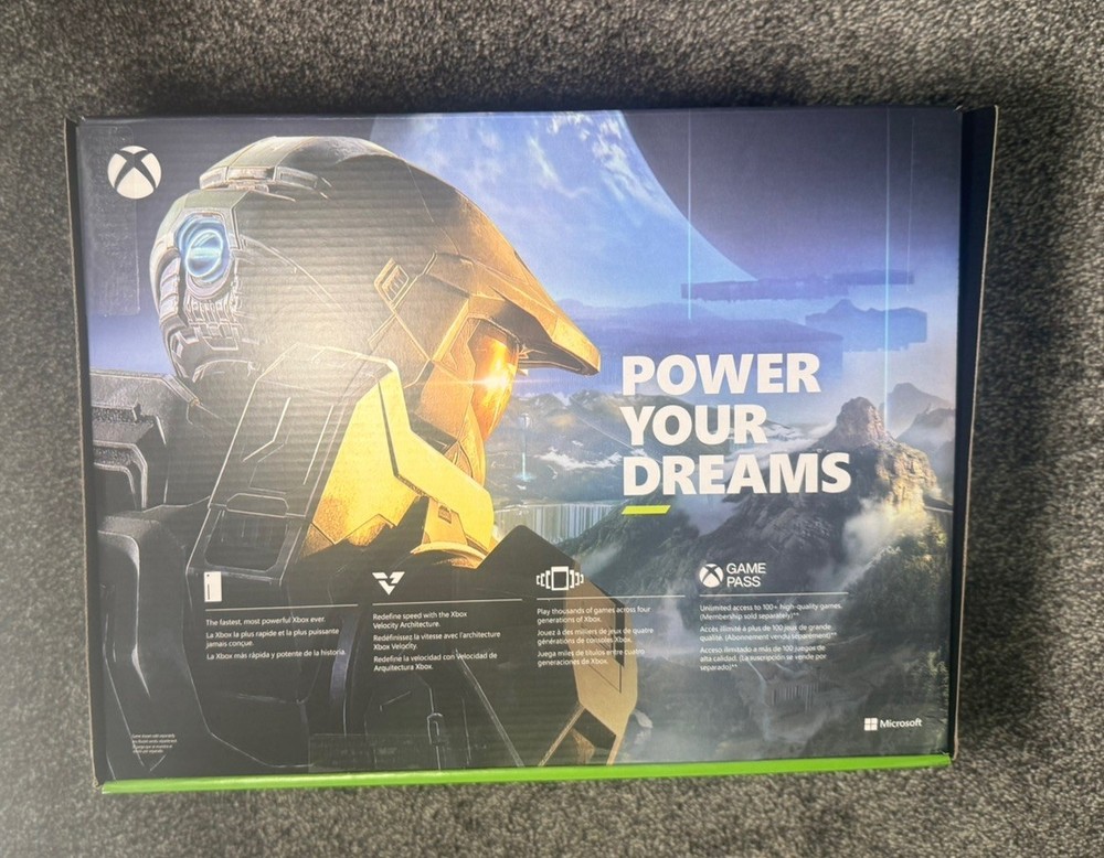 Xbox Series X 1TB SSD Packaging Empty Box With Foam Inserts Only