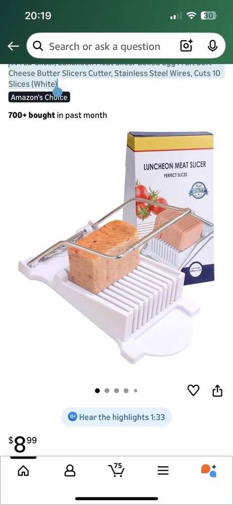 meat slicer