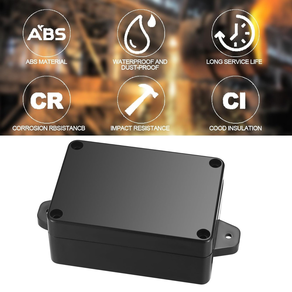 Project Box, 4pcs Junction Boxes, IP65 Waterproof Electrical Boxes, ABS Plast...