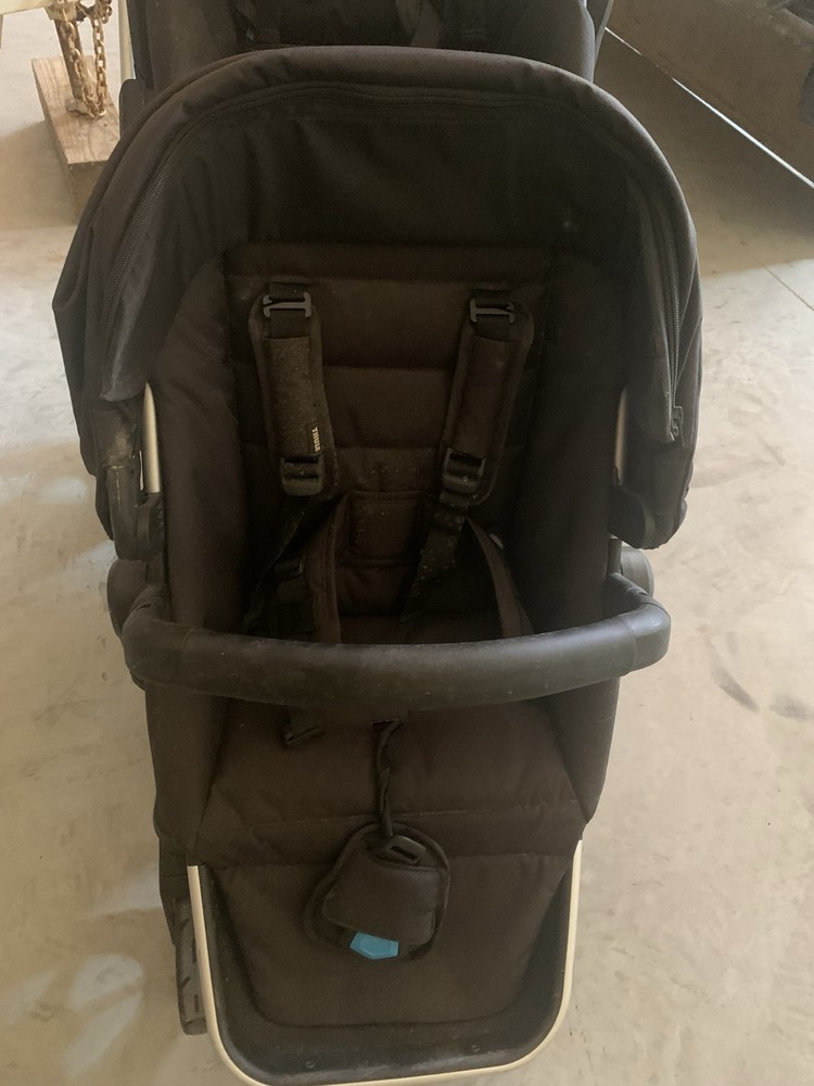 Thule Double Stroller With Tag Along Trailer