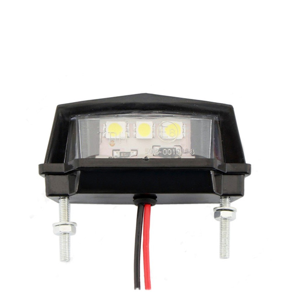 Motorcycle Mini 3 LED License Plate Tail Light Bobber Chopper Cruiser Custom