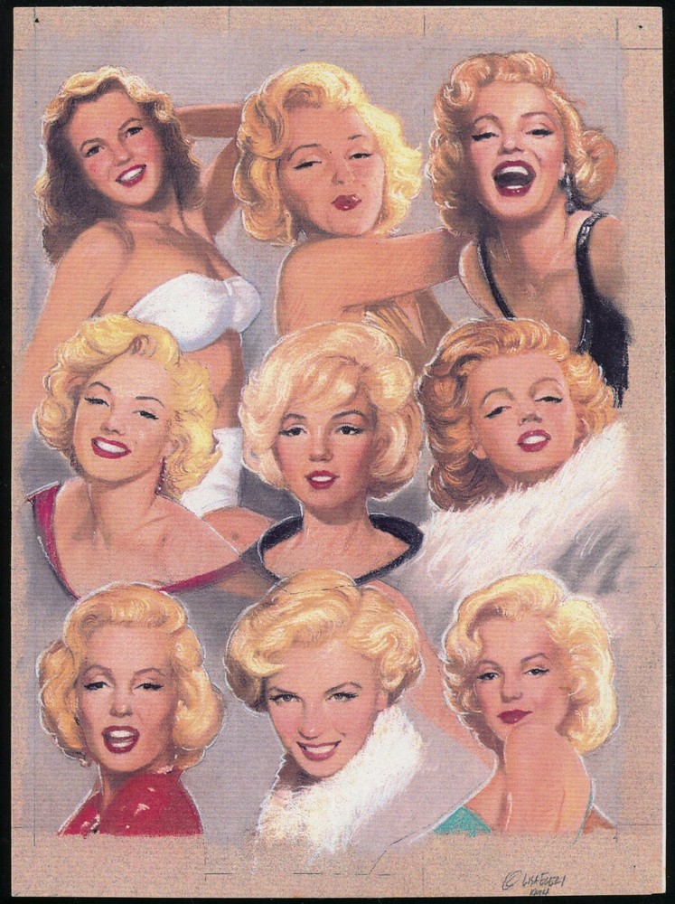 Montserrat #860 Proof Essay Marilyn Monroe Souvenir Sheet Artwork