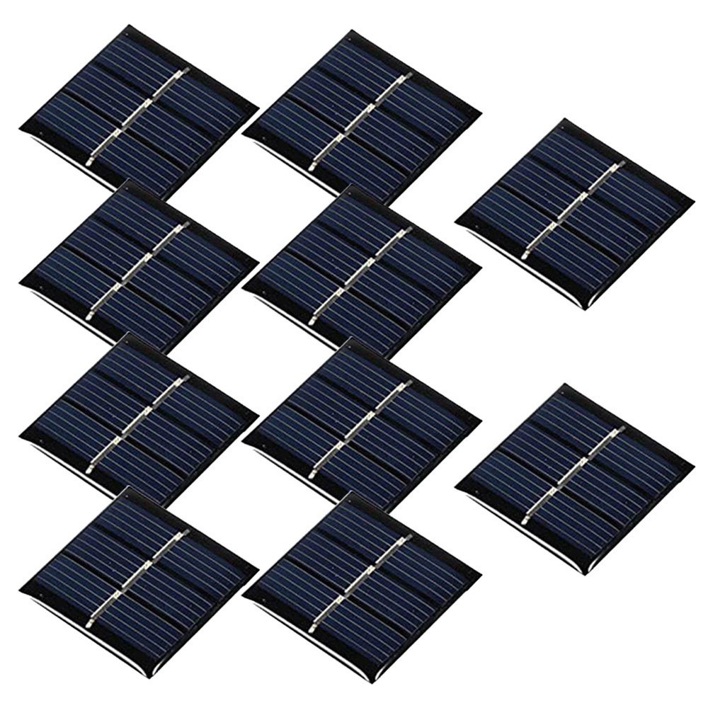 Solar Panel Cells Pack of 10 Suitable for Small Solar Systems and Projects
