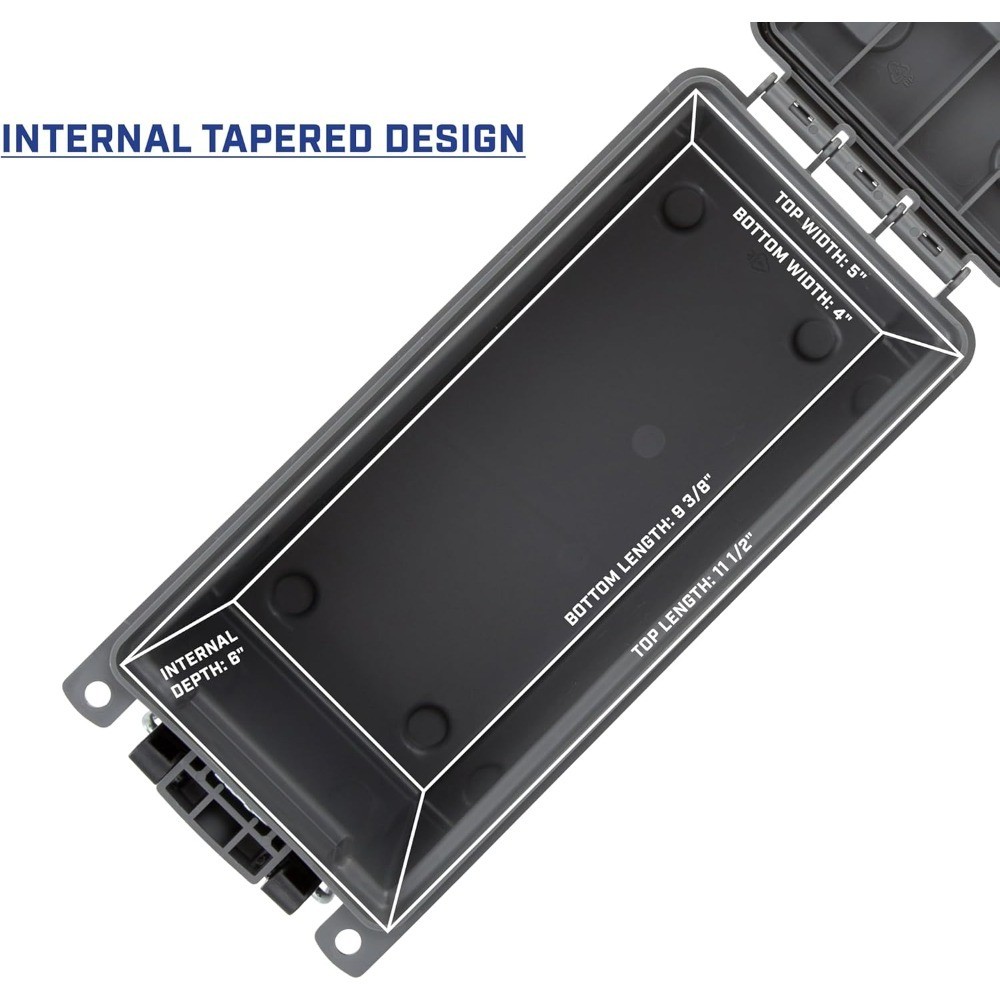 12628 Ammo Storage Box, Stackable .30 Cal Field Boxes, Water and Dust