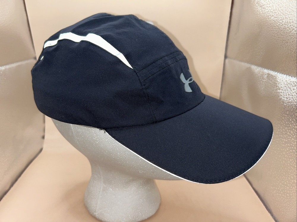 UNDER ARMOUR Running Workout Baseball Hat Cap 5 Panel Reflective Adjustable NICE