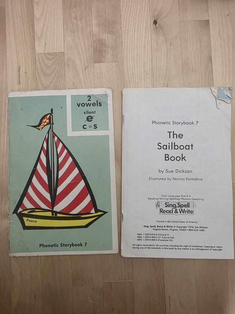 Vintage Sing Spell Read & Write Learning Kit 17 Volume 6 Cassette. Read...