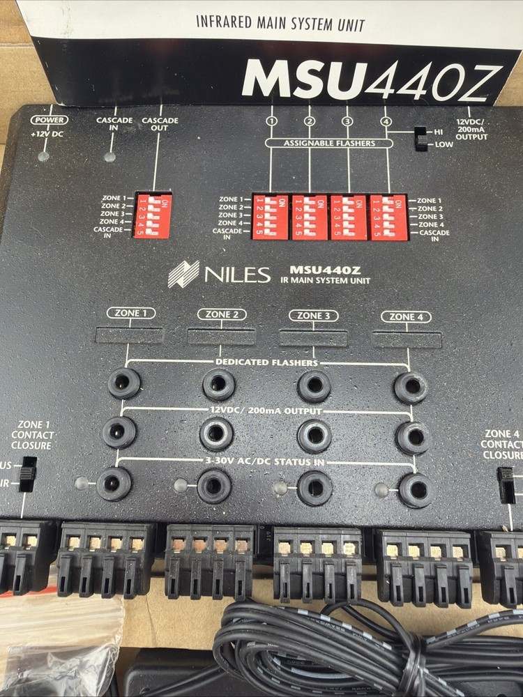 Niles MSU440Z Multi Room IR Infrared Repeater System Hub Module