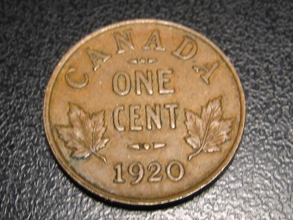 1920 Canadian Small Cent